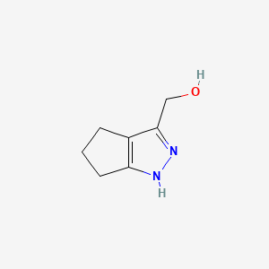 B596720 2,4,5,6-Tetrahydrocyclopenta[c]pyrazol-3-ylmethanol CAS No. 1215295-82-1