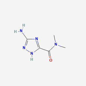 B596725 5-amino-N,N-dimethyl-1H-1,2,4-triazole-3-carboxamide CAS No. 1228552-93-9