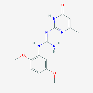 N-(2,5-dimethoxyphenyl)-N'-(4-methyl-6-oxo-1,6-dihydro-2-pyrimidinyl)guanidine