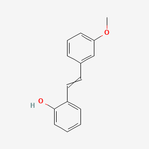molecular formula C15H14O2 B596733 2-[2-(3-Methoxyphenyl)Ethenyl]Phenol CAS No. 143212-74-2