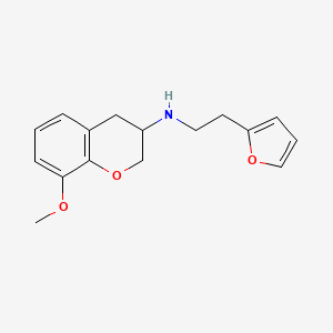 N-[2-(2-furyl)ethyl]-8-methoxy-3-chromanamine