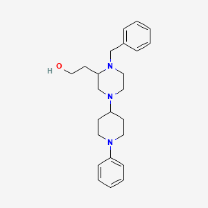 2-[1-benzyl-4-(1-phenyl-4-piperidinyl)-2-piperazinyl]ethanol