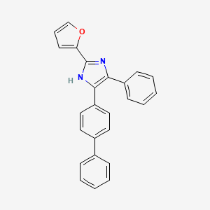 5-(4-biphenylyl)-2-(2-furyl)-4-phenyl-1H-imidazole