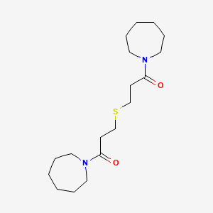 1,1'-[thiobis(1-oxo-3,1-propanediyl)]diazepane