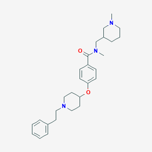 N-methyl-N-[(1-methyl-3-piperidinyl)methyl]-4-{[1-(2-phenylethyl)-4-piperidinyl]oxy}benzamide