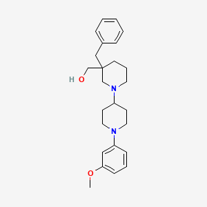molecular formula C25H34N2O2 B5967902 [3-benzyl-1'-(3-methoxyphenyl)-1,4'-bipiperidin-3-yl]methanol 