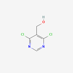 molecular formula C5H4Cl2N2O B596793 (4,6-Dichloropyrimidin-5-yl)methanol CAS No. 1260862-85-8
