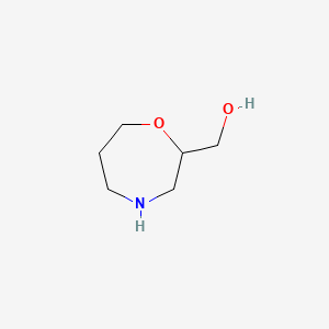 molecular formula C6H13NO2 B596797 (1,4-Oxazepan-2-yl)methanol CAS No. 1207254-23-6