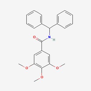 N-(diphenylmethyl)-3,4,5-trimethoxybenzamide