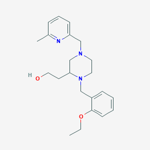 2-{1-(2-ethoxybenzyl)-4-[(6-methyl-2-pyridinyl)methyl]-2-piperazinyl}ethanol