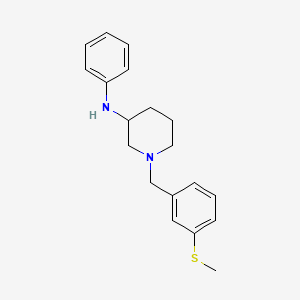 1-[3-(methylthio)benzyl]-N-phenyl-3-piperidinamine