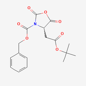 molecular formula C17H19NO7 B596808 Z-L-Aspartic acid beta-tert.butyl ester N-carboxyan CAS No. 178614-80-7
