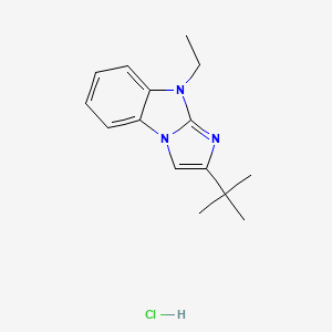 2-tert-butyl-9-ethyl-9H-imidazo[1,2-a]benzimidazole hydrochloride