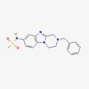 N-(2-benzyl-1,2,3,4-tetrahydropyrazino[1,2-a]benzimidazol-8-yl)methanesulfonamide