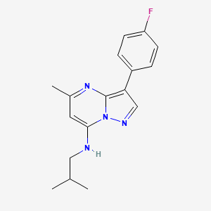 3-(4-fluorophenyl)-N-isobutyl-5-methylpyrazolo[1,5-a]pyrimidin-7-amine
