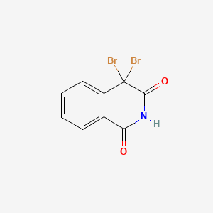 molecular formula C9H5Br2NO2 B596836 4,4-Dibromoisoquinoline-1,3(2H,4H)-dione CAS No. 17247-29-9