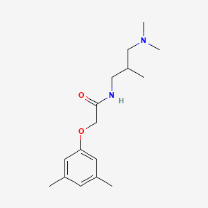 molecular formula C16H26N2O2 B5968458 N-[3-(dimethylamino)-2-methylpropyl]-2-(3,5-dimethylphenoxy)acetamide 