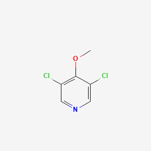 molecular formula C6H5Cl2NO B596850 3,5-Dichloro-4-methoxypyridine CAS No. 17228-73-8
