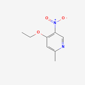 molecular formula C8H10N2O3 B596860 4-Ethoxy-2-methyl-5-nitropyridine CAS No. 18615-82-2