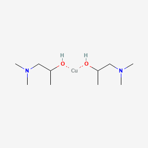 molecular formula C10H24CuN2O2 B596864 双(二甲基氨基-2-丙氧基)铜(II) CAS No. 185827-91-2