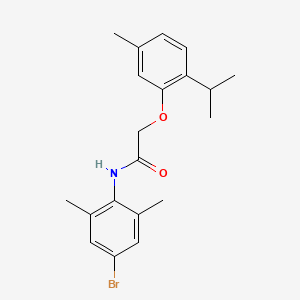 N-(4-bromo-2,6-dimethylphenyl)-2-(2-isopropyl-5-methylphenoxy)acetamide