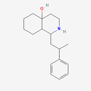 molecular formula C18H27NO B5968743 1-(2-phenylpropyl)octahydro-4a(2H)-isoquinolinol 