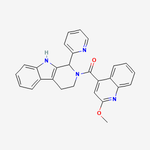 2-[(2-methoxy-4-quinolinyl)carbonyl]-1-(2-pyridinyl)-2,3,4,9-tetrahydro-1H-beta-carboline
