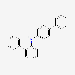 molecular formula C24H19N B596887 N-(4-联苯基)-2-联苯胺 CAS No. 1372775-52-4