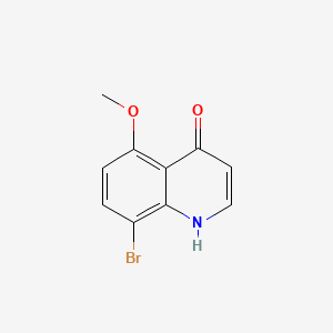 B596888 8-Bromo-5-methoxyquinolin-4-ol CAS No. 161405-28-3