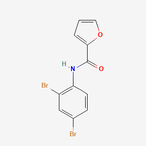 molecular formula C11H7Br2NO2 B5968953 N-(2,4-dibromophenyl)-2-furamide 