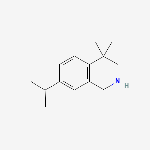 7-Isopropyl-4,4-dimethyl-1,2,3,4-tetrahydroisoquinoline