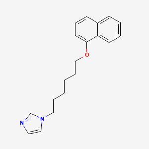 molecular formula C19H22N2O B5969098 1-[6-(1-naphthyloxy)hexyl]-1H-imidazole 