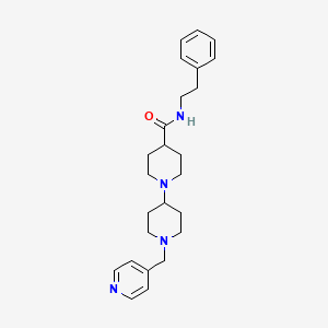 N-(2-phenylethyl)-1'-(4-pyridinylmethyl)-1,4'-bipiperidine-4-carboxamide