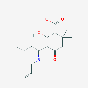 methyl 5-[1-(allylamino)butylidene]-2,2-dimethyl-4,6-dioxocyclohexanecarboxylate