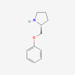 molecular formula C11H15NO B596916 (R)-2-(苯氧甲基)吡咯烷 CAS No. 182323-68-8