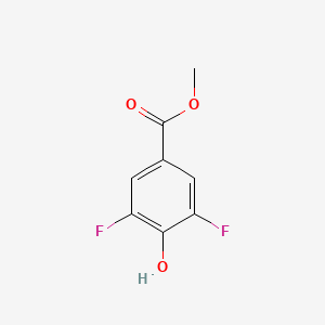 molecular formula C8H6F2O3 B596922 Methyl 3,5-difluoro-4-hydroxybenzoate CAS No. 170572-47-1