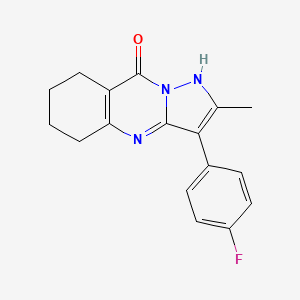 3-(4-fluorophenyl)-2-methyl-5,6,7,8-tetrahydropyrazolo[5,1-b]quinazolin-9(4H)-one