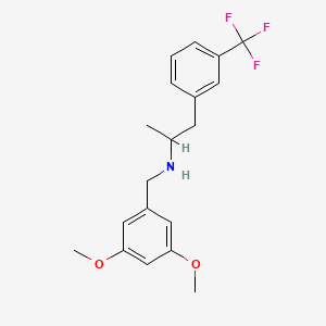 (3,5-dimethoxybenzyl){1-methyl-2-[3-(trifluoromethyl)phenyl]ethyl}amine