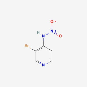 molecular formula C5H4BrN3O2 B596928 N-(3-Bromopyridin-4-yl)nitramide CAS No. 15367-14-3