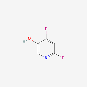 molecular formula C5H3F2NO B596940 4,6-Difluoropyridin-3-ol CAS No. 1227597-52-5