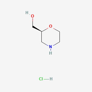 molecular formula C5H12ClNO2 B596954 (S)-吗啉-2-基甲醇盐酸盐 CAS No. 1313584-92-7
