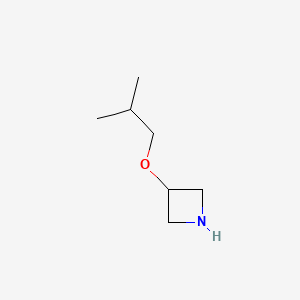 molecular formula C7H15NO B596961 3-Isobutoxyazetidine CAS No. 1260879-20-6
