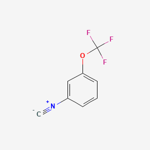 molecular formula C8H4F3NO B596967 1-Isocyano-3-trifluoromethoxybenzene CAS No. 1258405-84-3