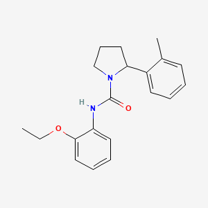 molecular formula C20H24N2O2 B5969724 N-(2-ethoxyphenyl)-2-(2-methylphenyl)-1-pyrrolidinecarboxamide 