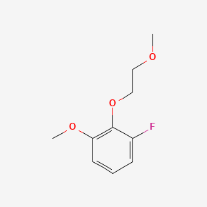 molecular formula C10H13FO3 B596977 3-Fluoro-2-(2-methoxyethoxy)anisole CAS No. 1352318-45-6