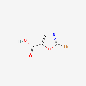 molecular formula C4H2BrNO3 B596985 2-Bromooxazole-5-carboxylic acid CAS No. 1373253-25-8