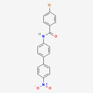 molecular formula C19H13BrN2O3 B5970033 4-bromo-N-(4'-nitro-4-biphenylyl)benzamide 