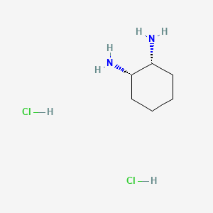 molecular formula C6H16Cl2N2 B597013 (1R,2S)-Cyclohexane-1,2-diamine dihydrochloride CAS No. 10027-80-2