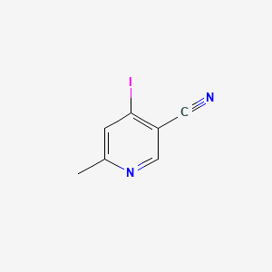 molecular formula C7H5IN2 B597016 4-Iodo-6-methylnicotinonitrile CAS No. 1211594-67-0