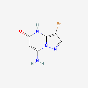7-Amino-3-bromopyrazolo[1,5-a]pyrimidin-5-ol